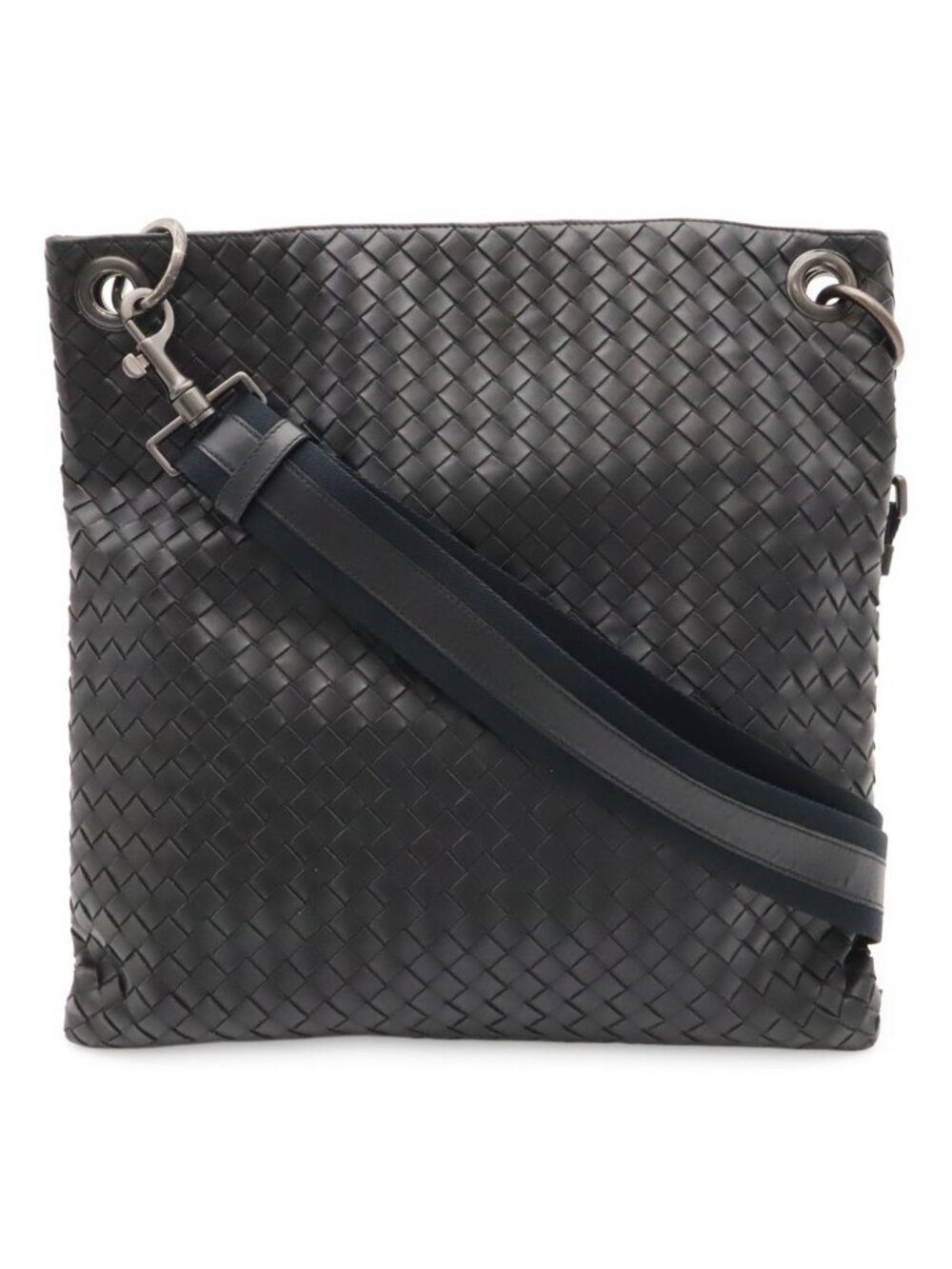 Bottega Veneta Intrecciato Shoulder Bag Crossbody Black